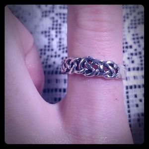 Size 6 8.5 8 9 Celtic Knots Ring Sterling Silver